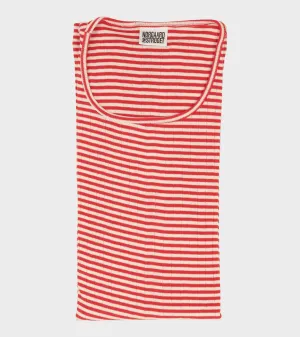 101 Rib Ecru/Red