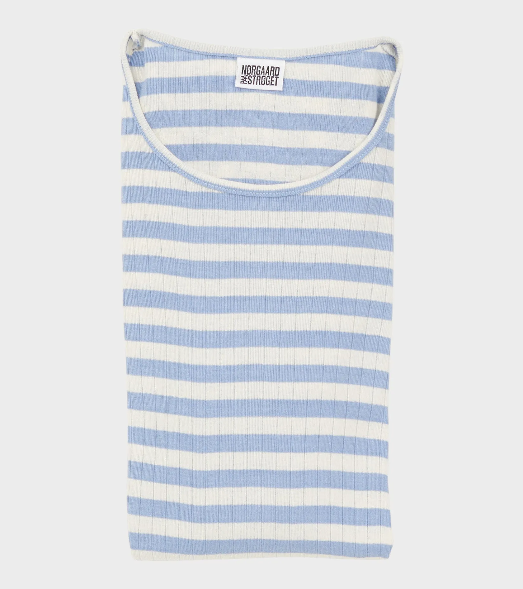 101 Rib Light Blue/Ecru