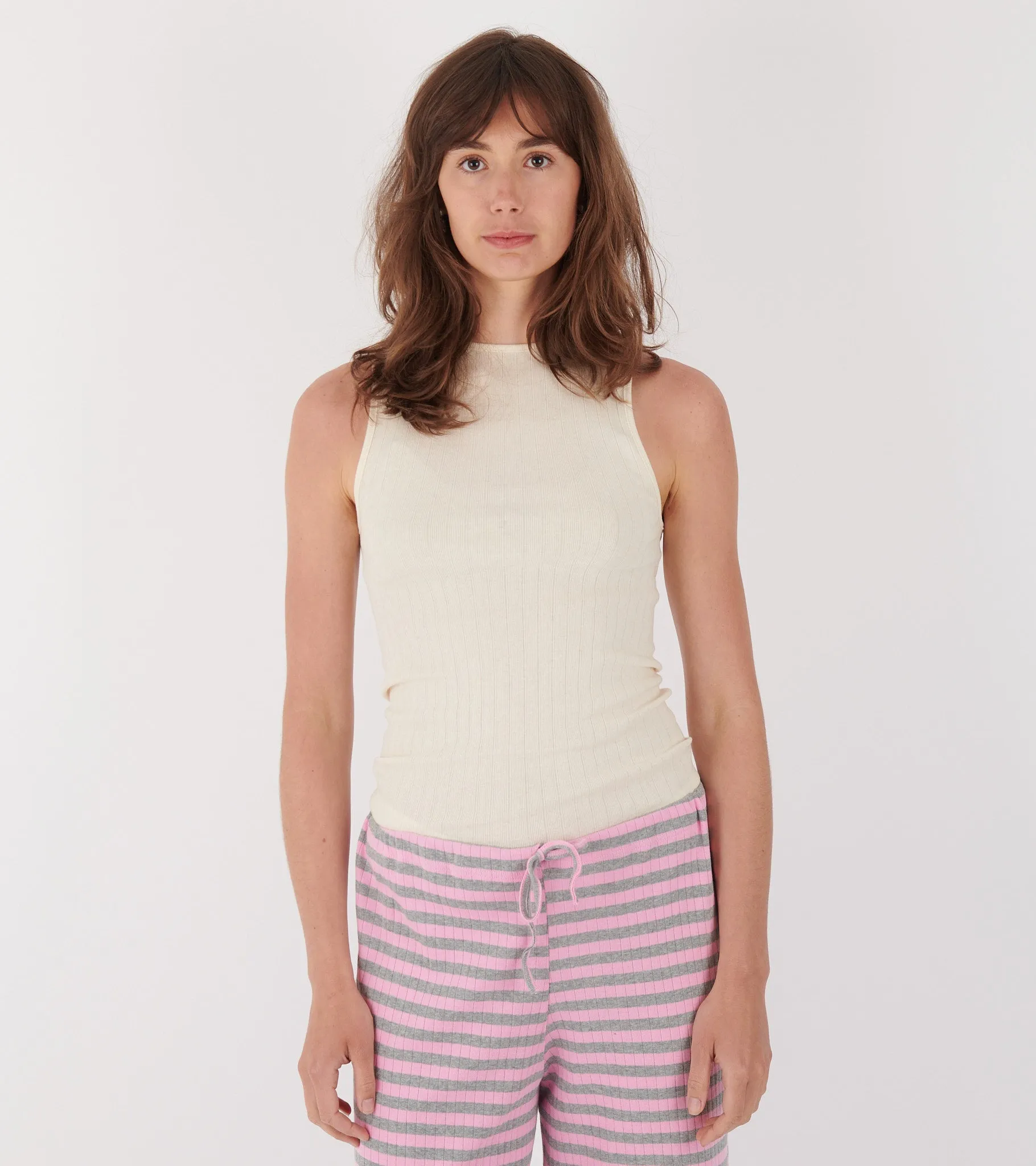 101 Tank Top Ecru
