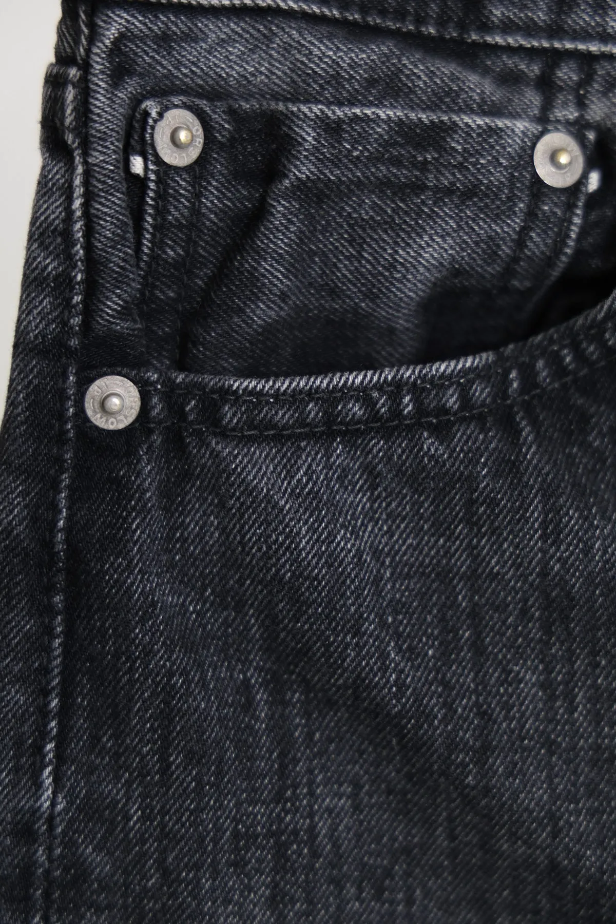 105 Standard Denim - Selvedge Black Denim Stone