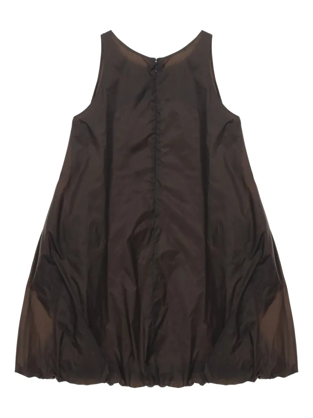 AMOMENTO - Women Nylon Volume Mini Dress