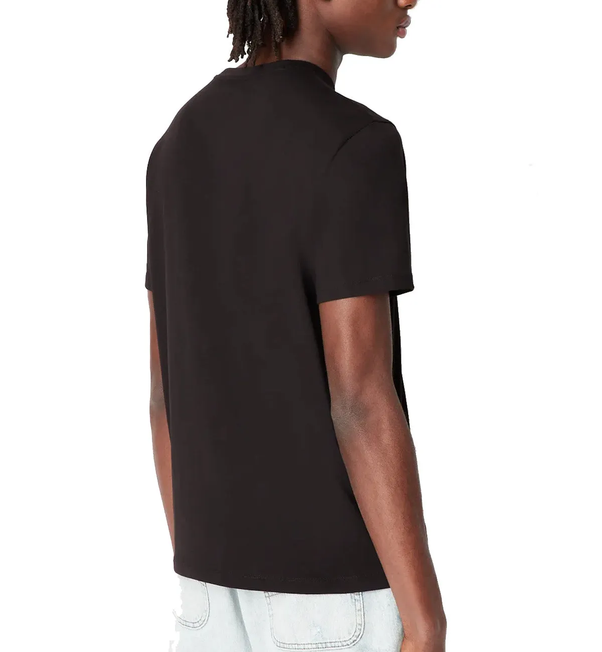 Armani Exchange Basic Chest Logo Tee (Black)