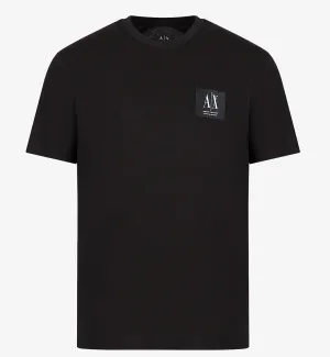 Armani Exchange Basic Chest Logo Tee (Black)