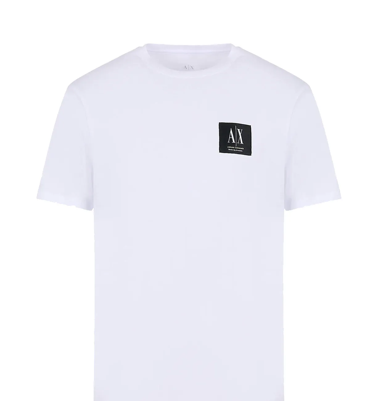 Armani Exchange Basic Chest Logo Tee (White)