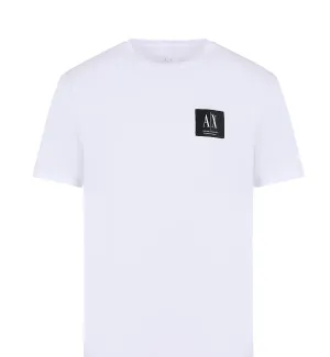 Armani Exchange Basic Chest Logo Tee (White)