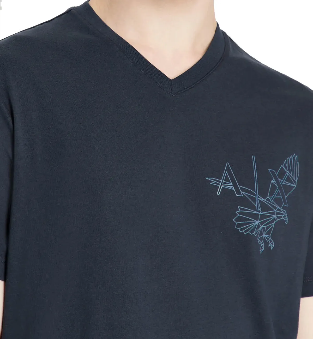 Armani Exchange Eagle Logo Tee(Navy Blue)
