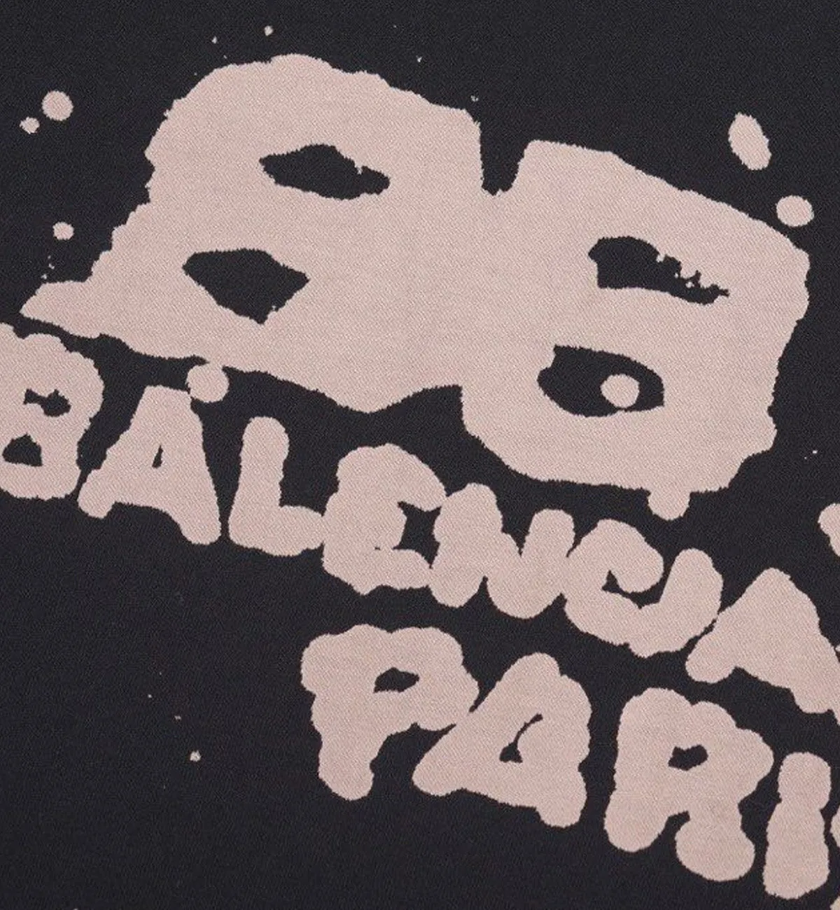 Balenciaga T-Shirt Logo Paris Monogram (Black)