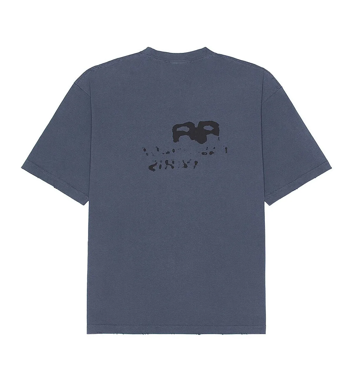 Balenciaga T-Shirt Logo Paris Monogram (Blue)