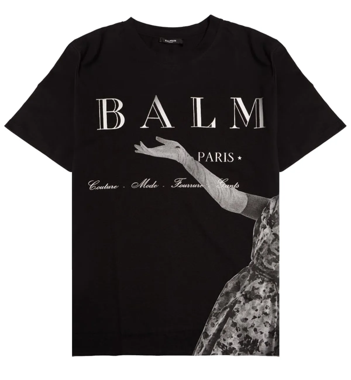 Balmain Jolie Madame T-Shirt (Black)