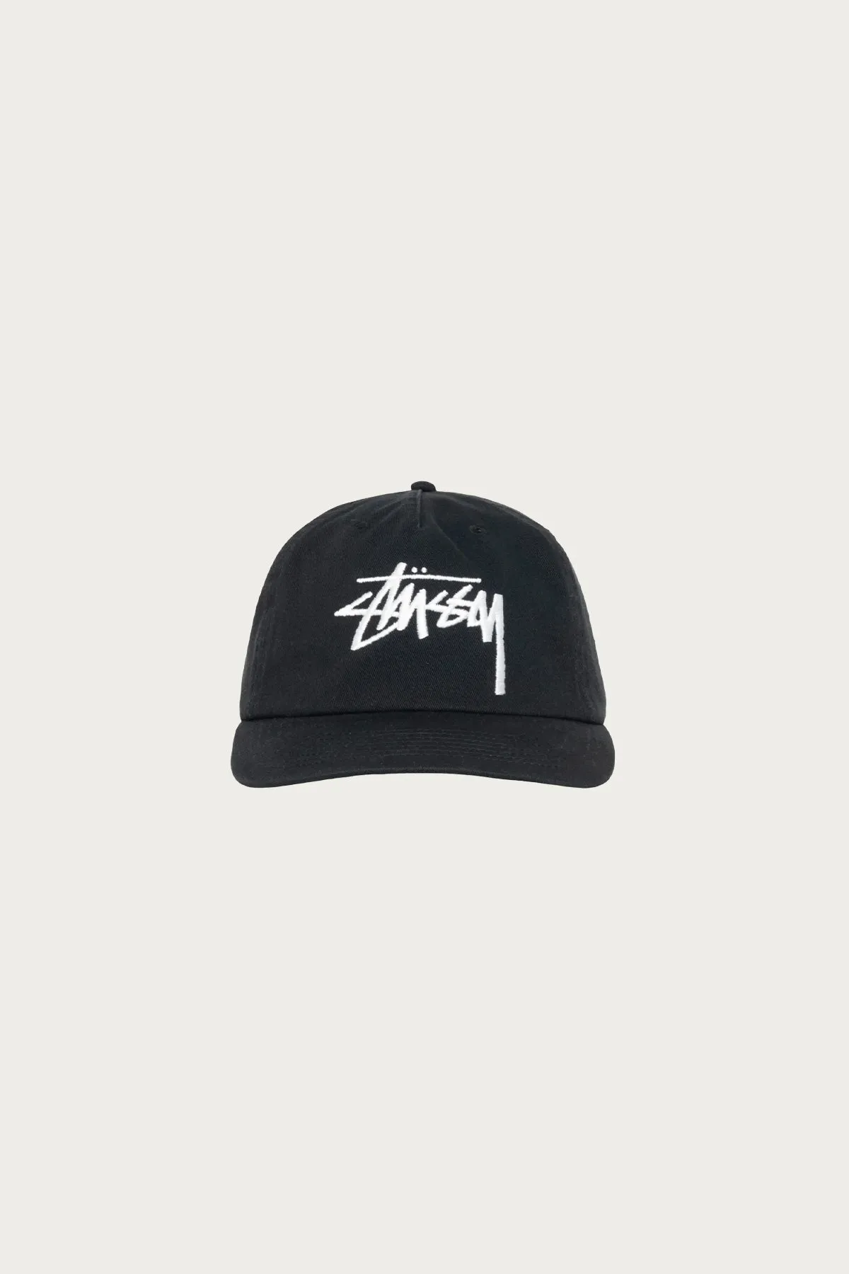 Big Stock Mid Depth Cap - Shadow Black