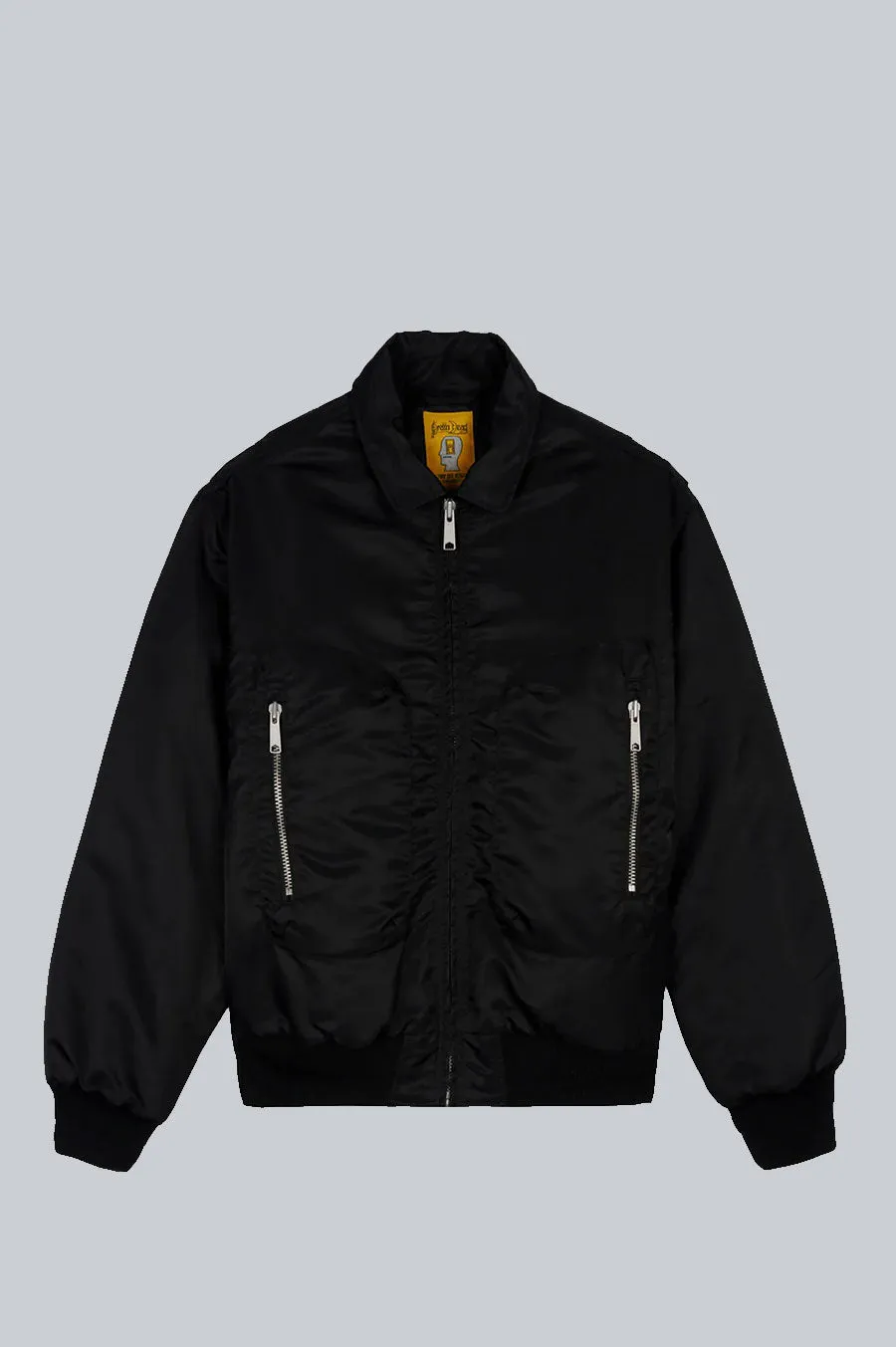 BRAIN DEAD 3D FLIGHT JACKET BLACK