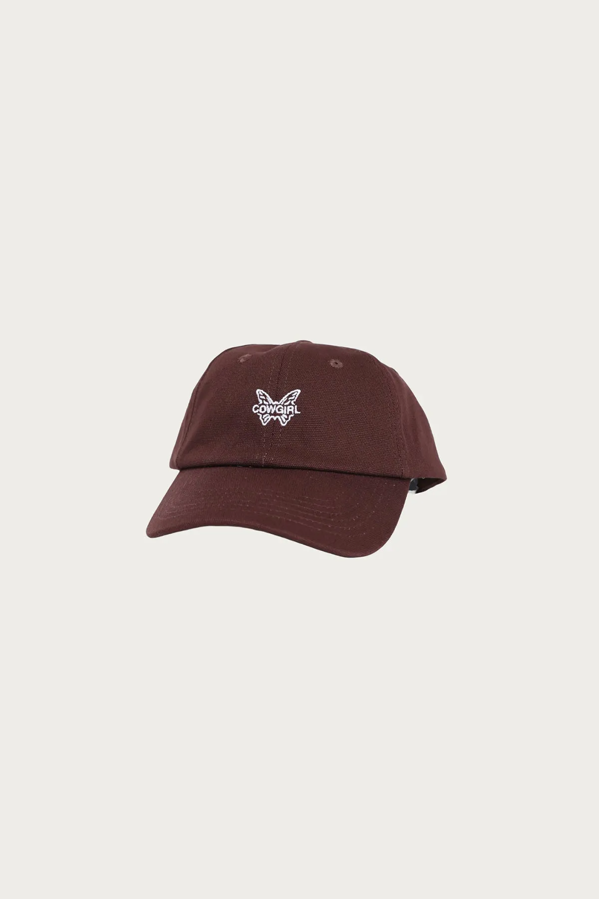Butterfly Hat - Brown Canvas