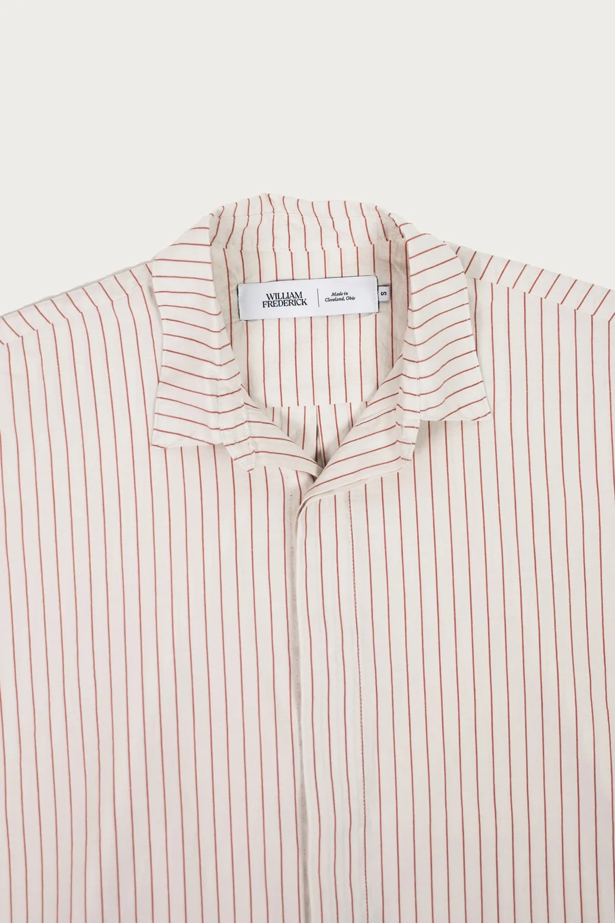 Cafe Shirt - Tomato Stripe