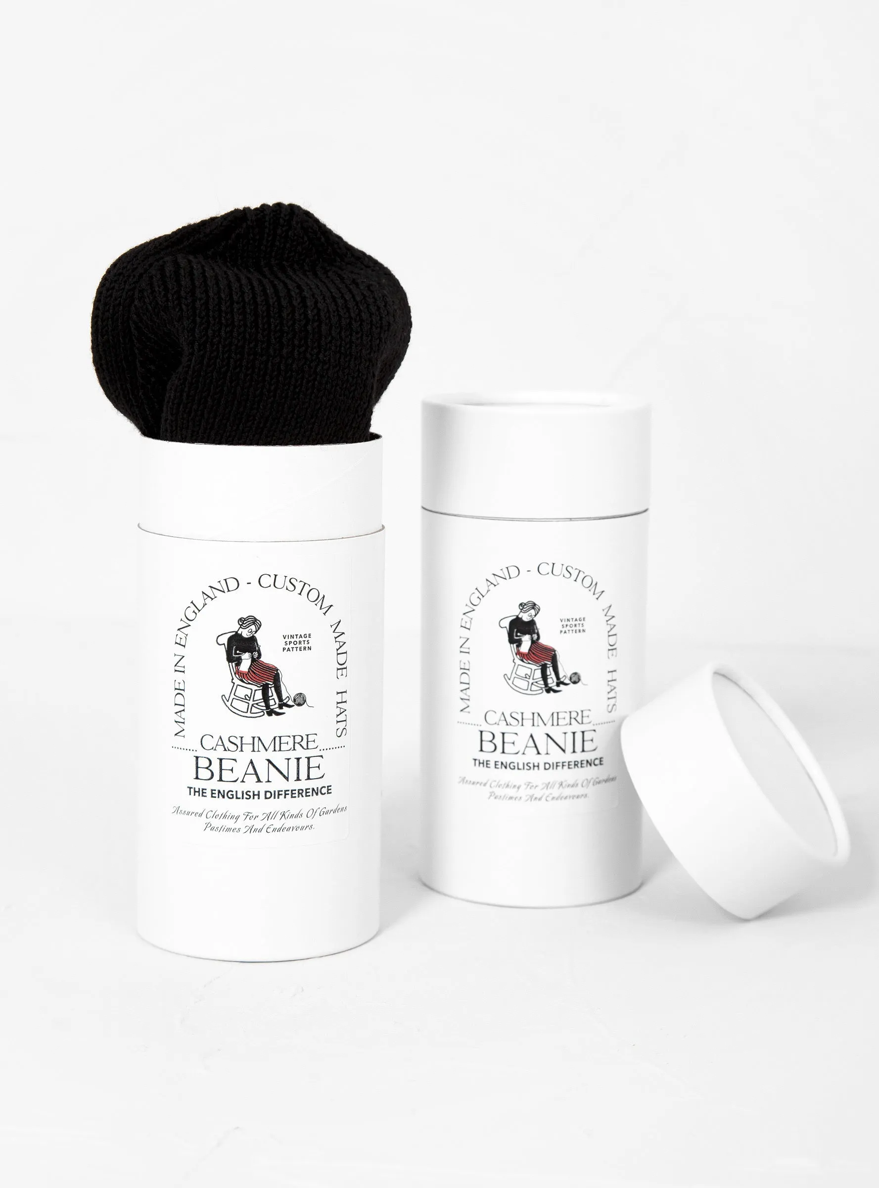 Cashmere Beanie Ecru