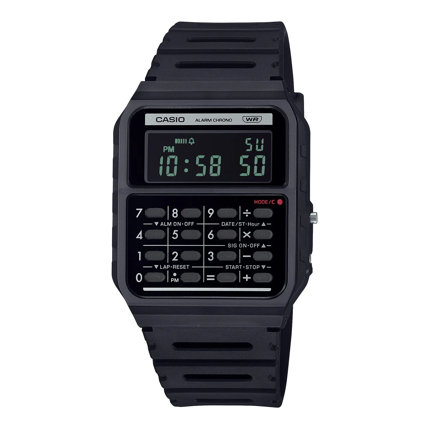 Casio Pop Black Calculator Watch CA53WB-1B