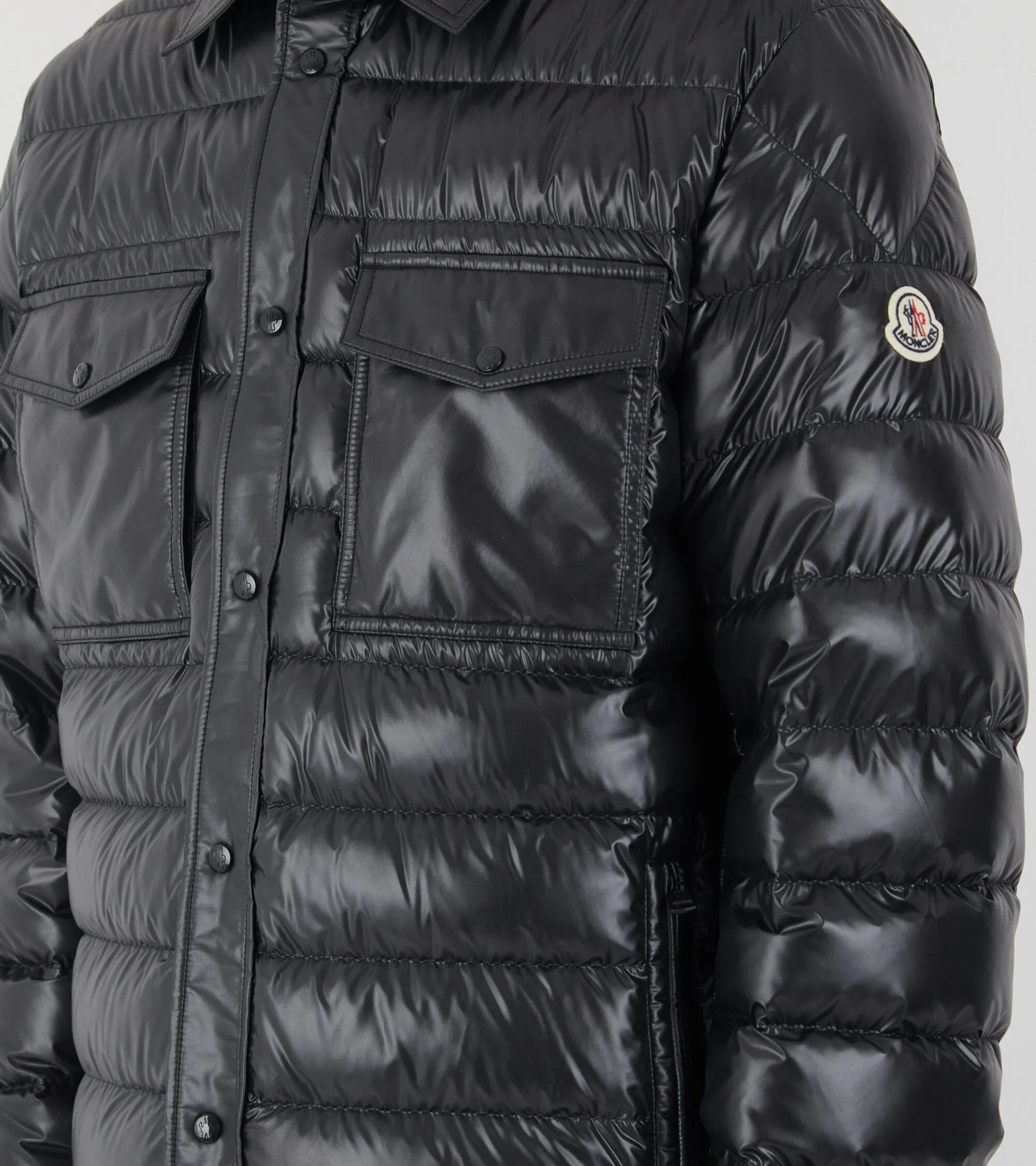 Chambly Down Shirt Jacket Black