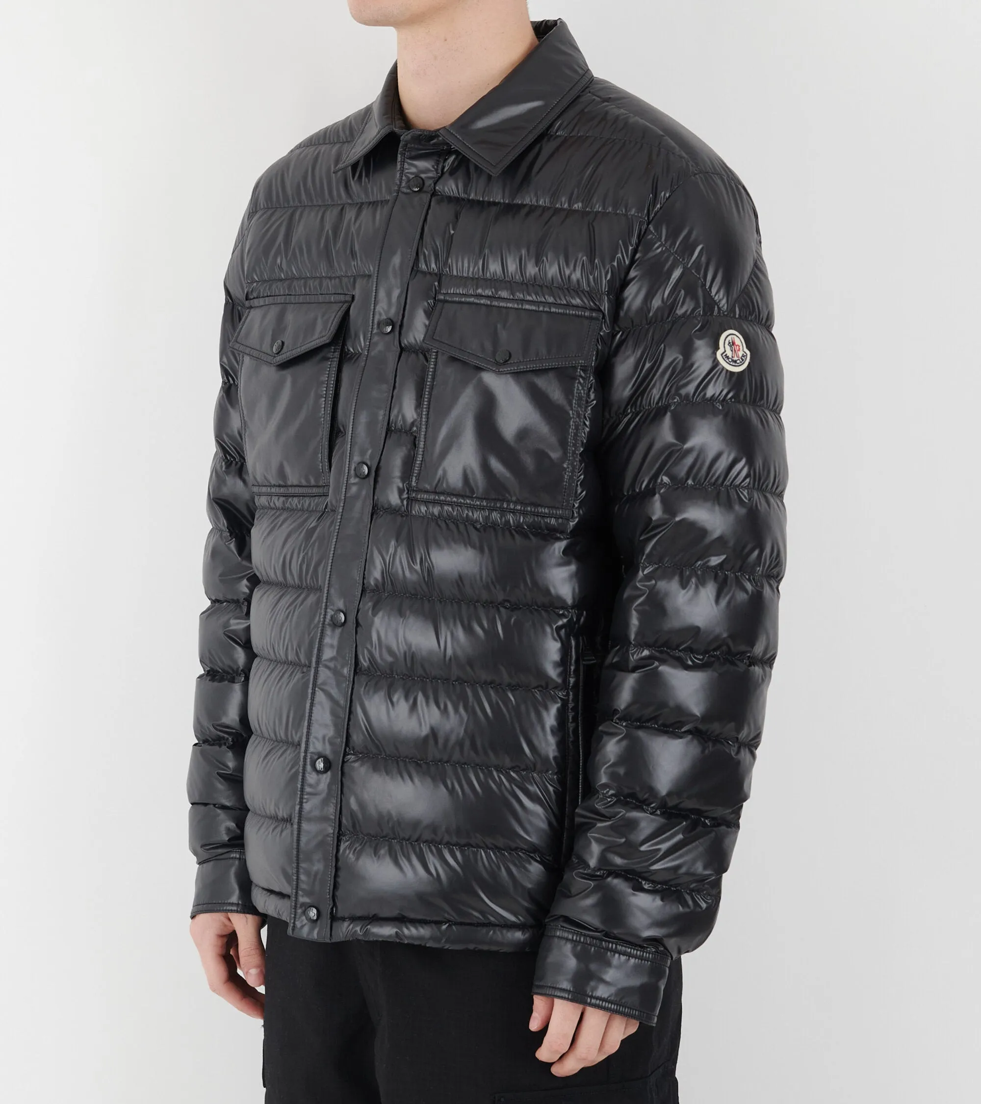 Chambly Down Shirt Jacket Black