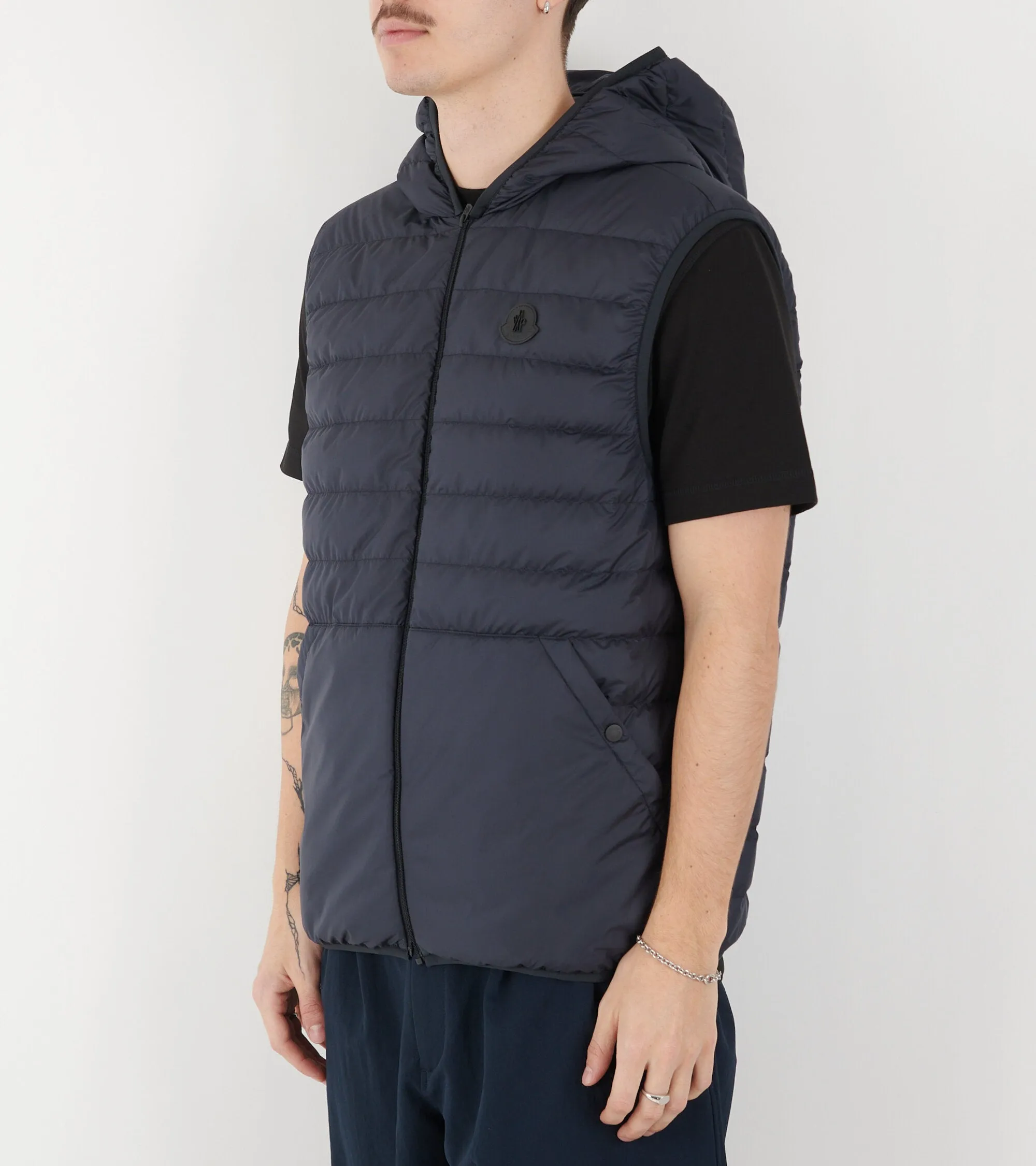 Charve Reversible Vest Jacket Navy