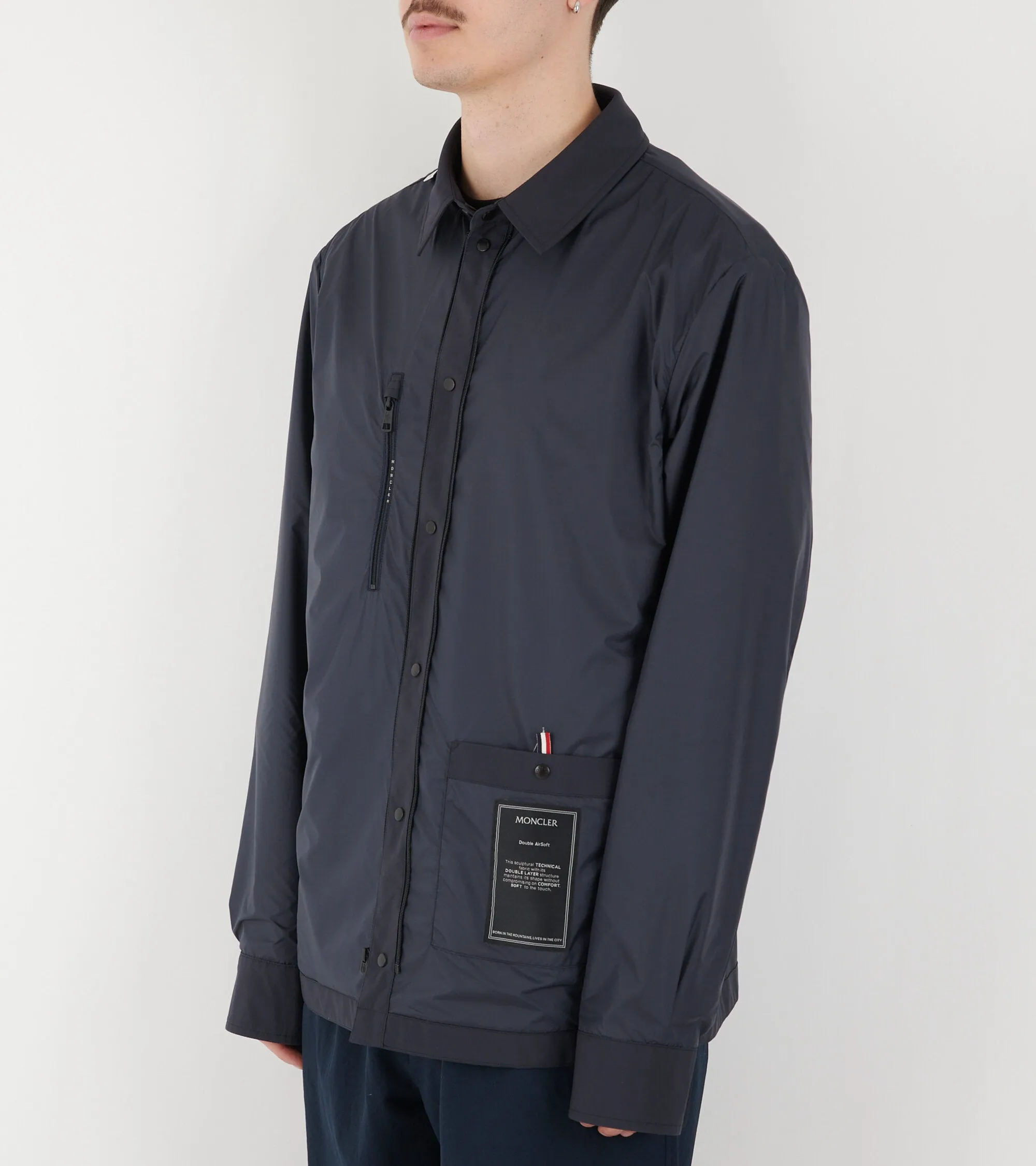 Charve Reversible Vest Jacket Navy
