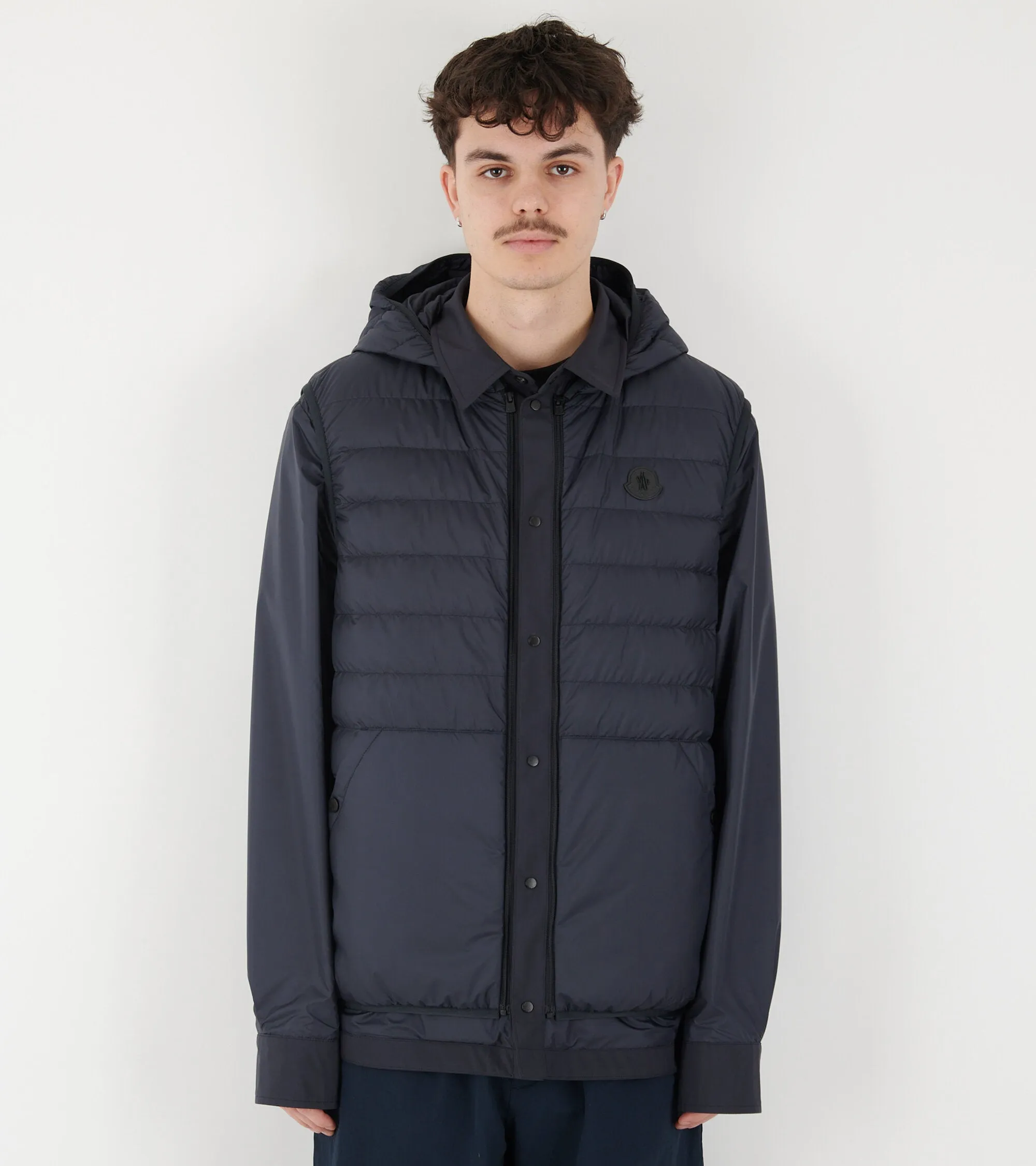 Charve Reversible Vest Jacket Navy
