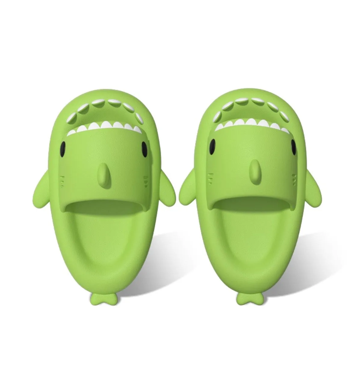 Chikoku Smooth Fun Shark Sandals (Lime)