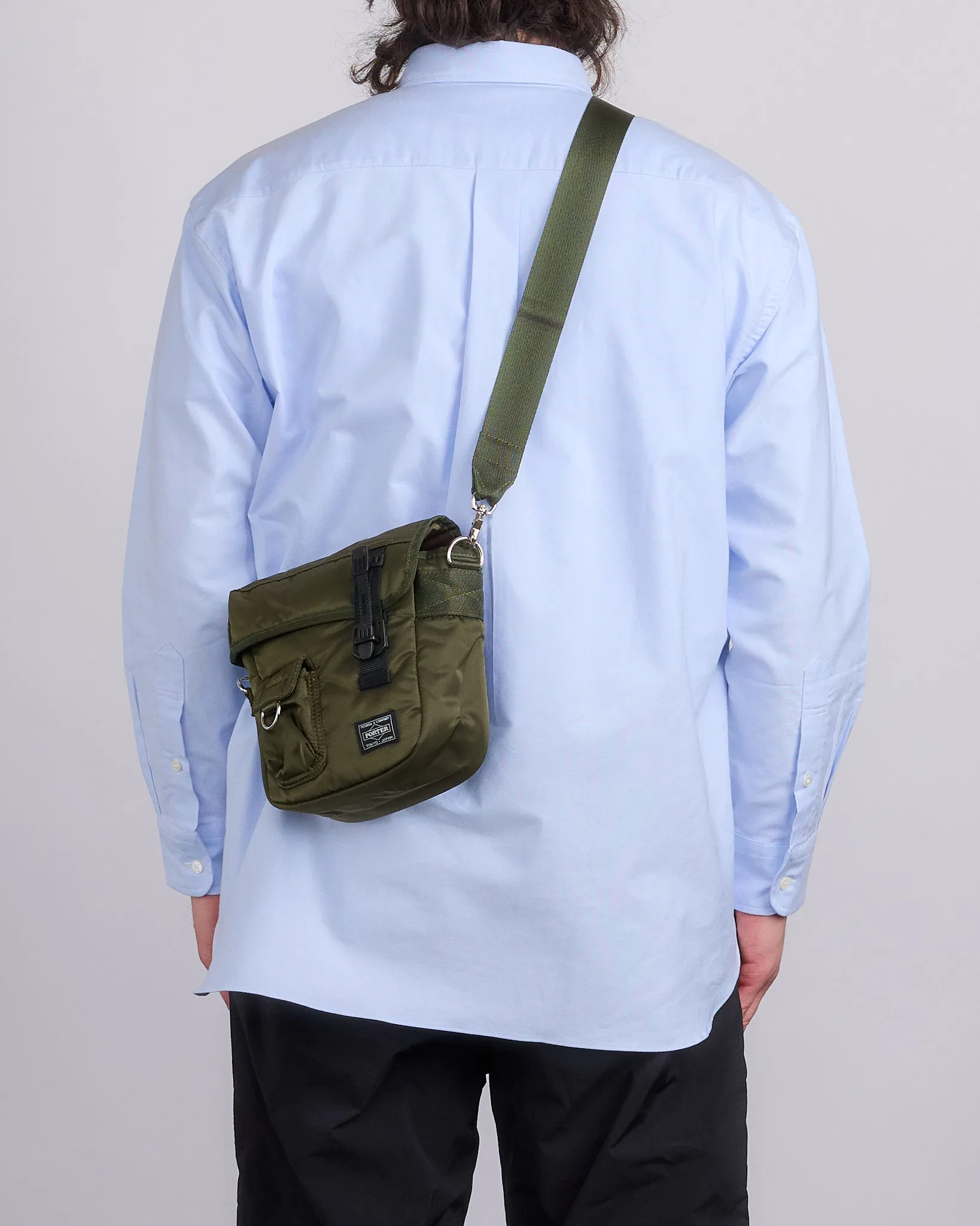 COMME des GARONS HOMME x Porter Keyring Pocket Sidebag Khaki