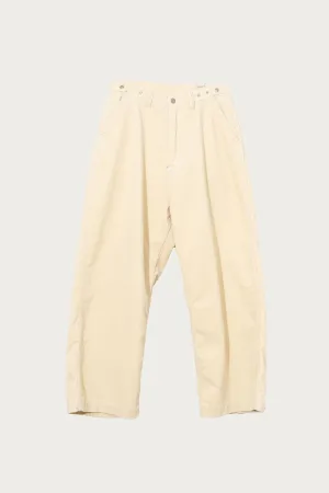 Corduroy Bell Pants - Ivory