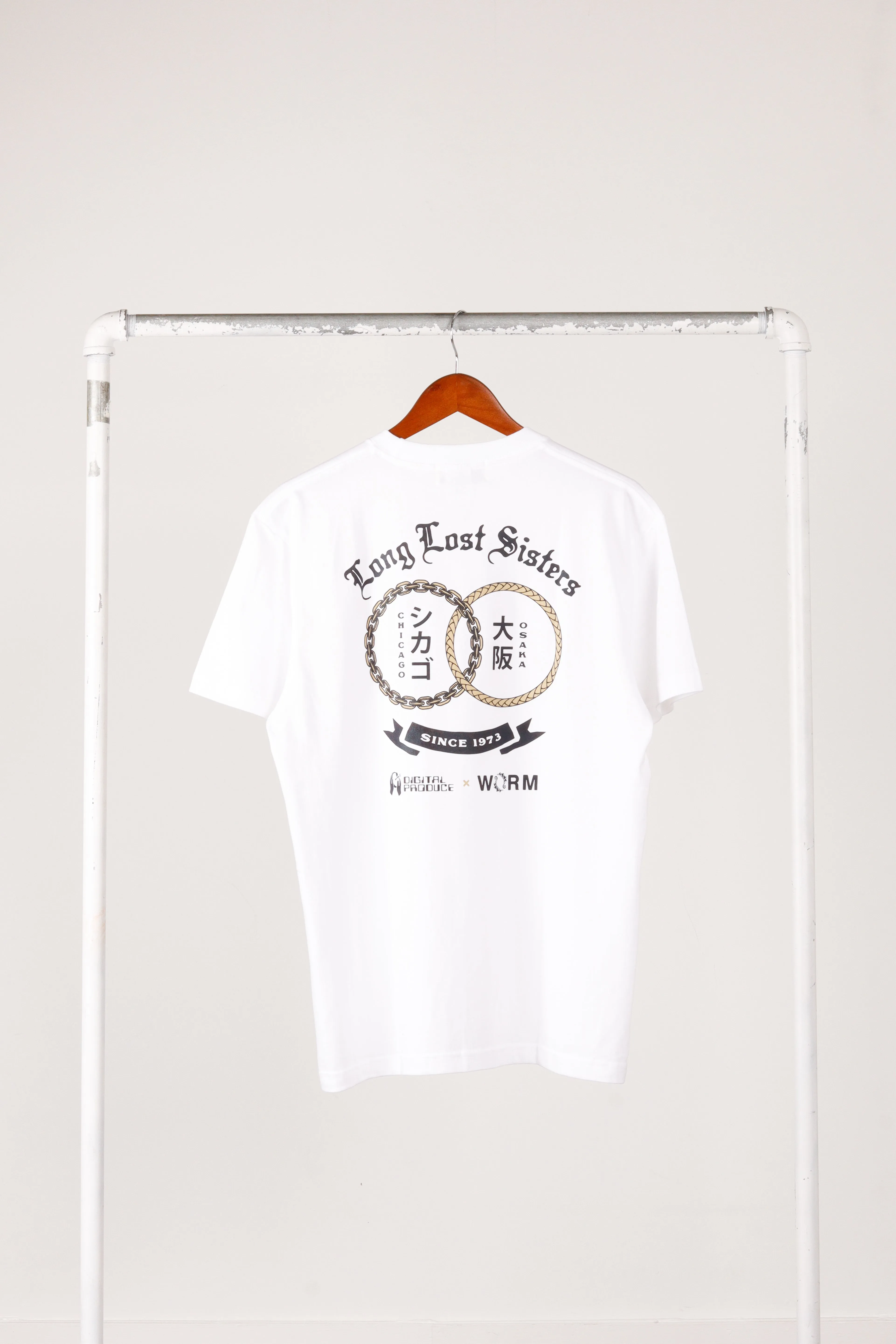 Digital Produce x WORM 'Long Lost Sisters' Tee White