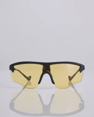 District Vision Junya Racer Sunglass Black Yellow