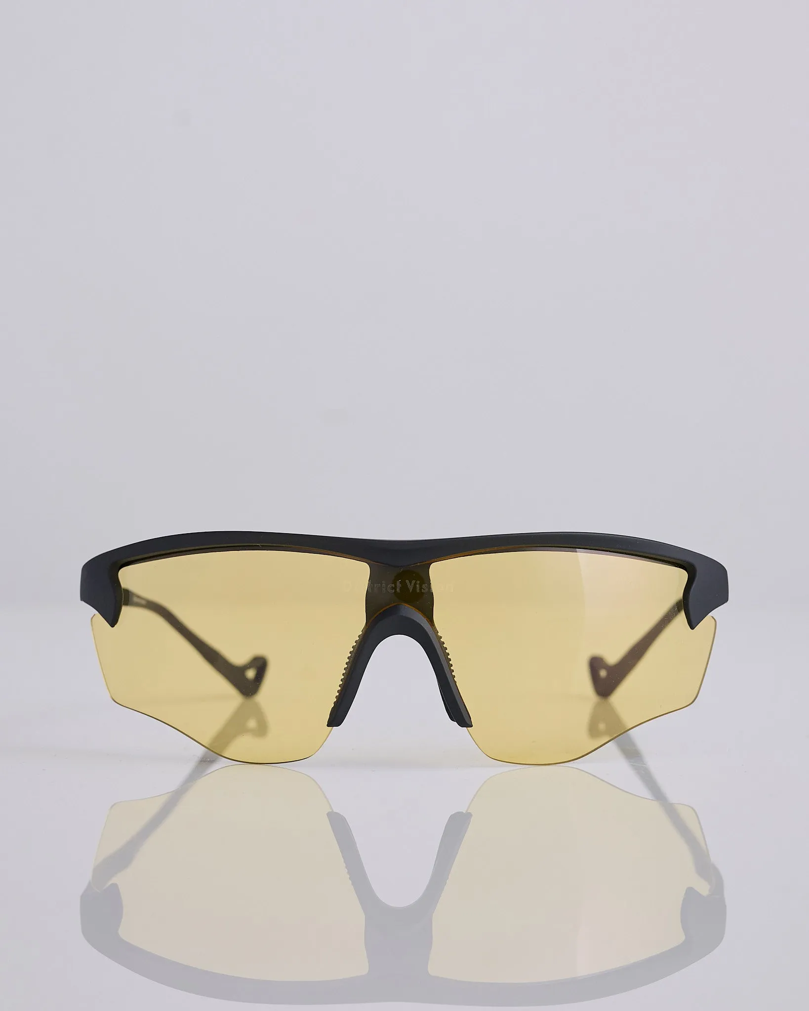 District Vision Junya Racer Sunglass Black Yellow