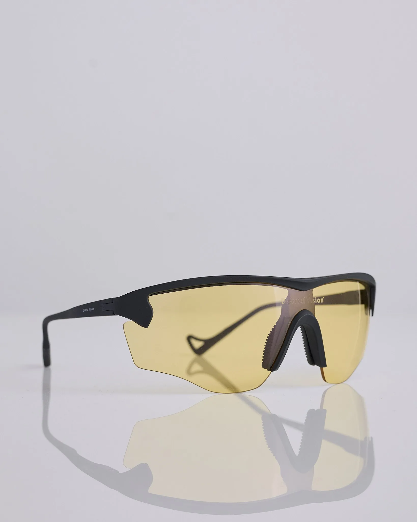 District Vision Junya Racer Sunglass Black Yellow