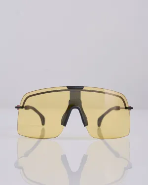 District Vision Yusuke Alpine Blade Ti Sunglass Black D  Sports Yellow