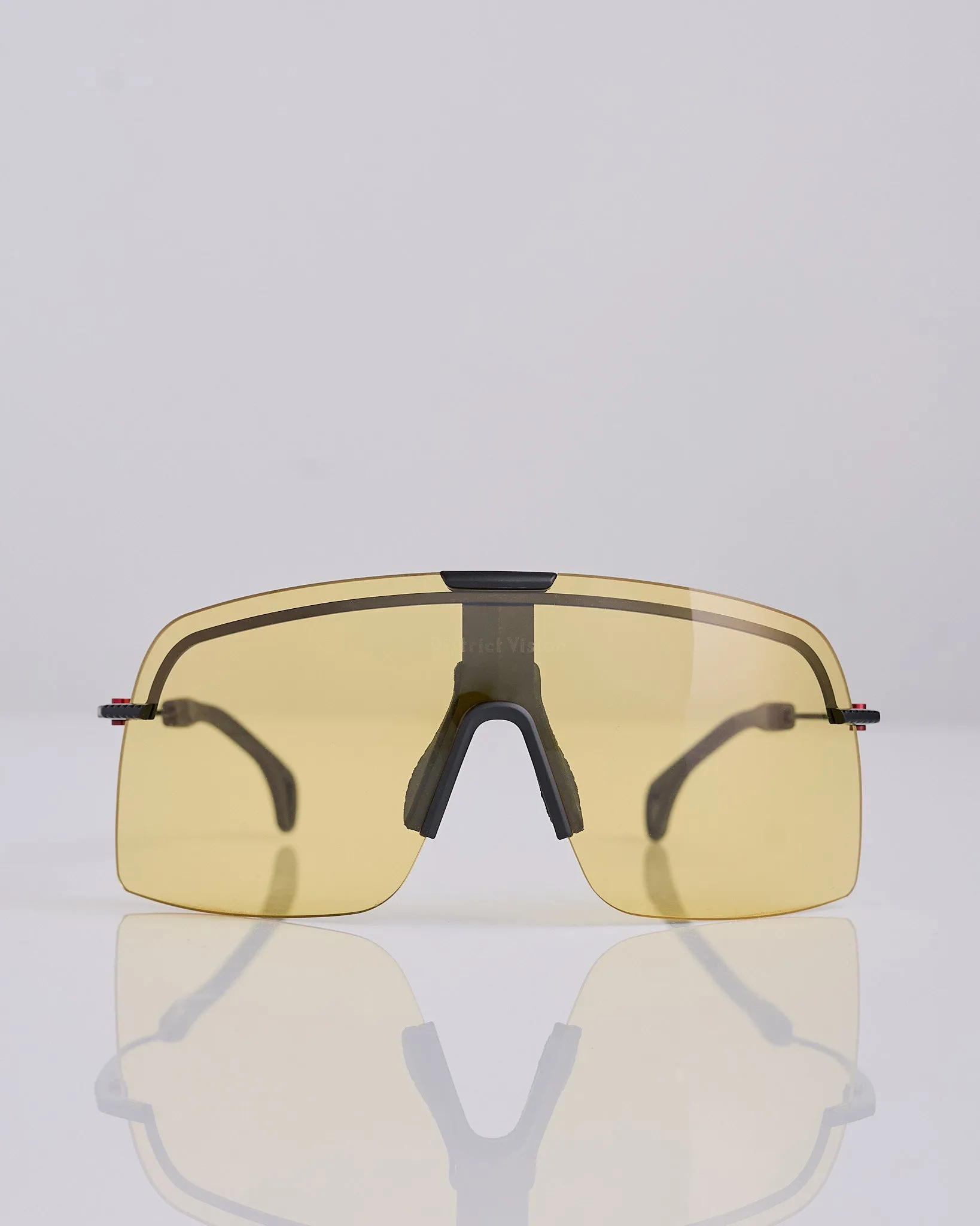 District Vision Yusuke Alpine Blade Ti Sunglass Black D  Sports Yellow