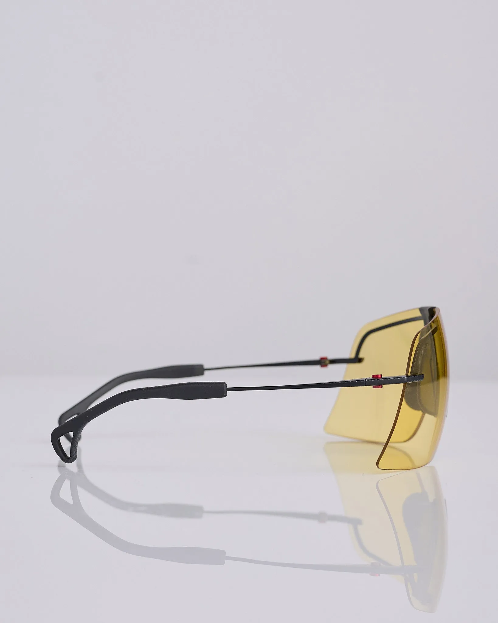 District Vision Yusuke Alpine Blade Ti Sunglass Black D  Sports Yellow