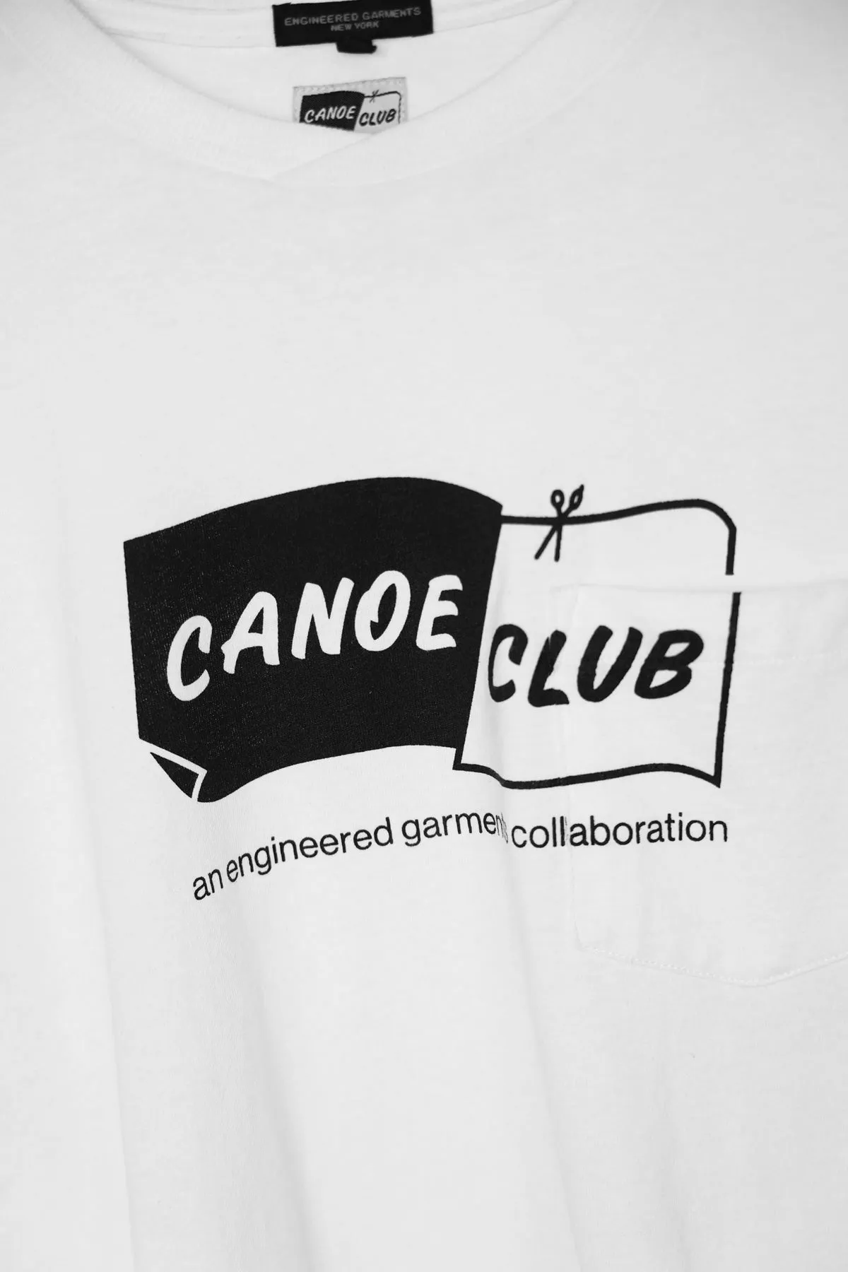 EG x CC Canoe Cross Cut Tee - White