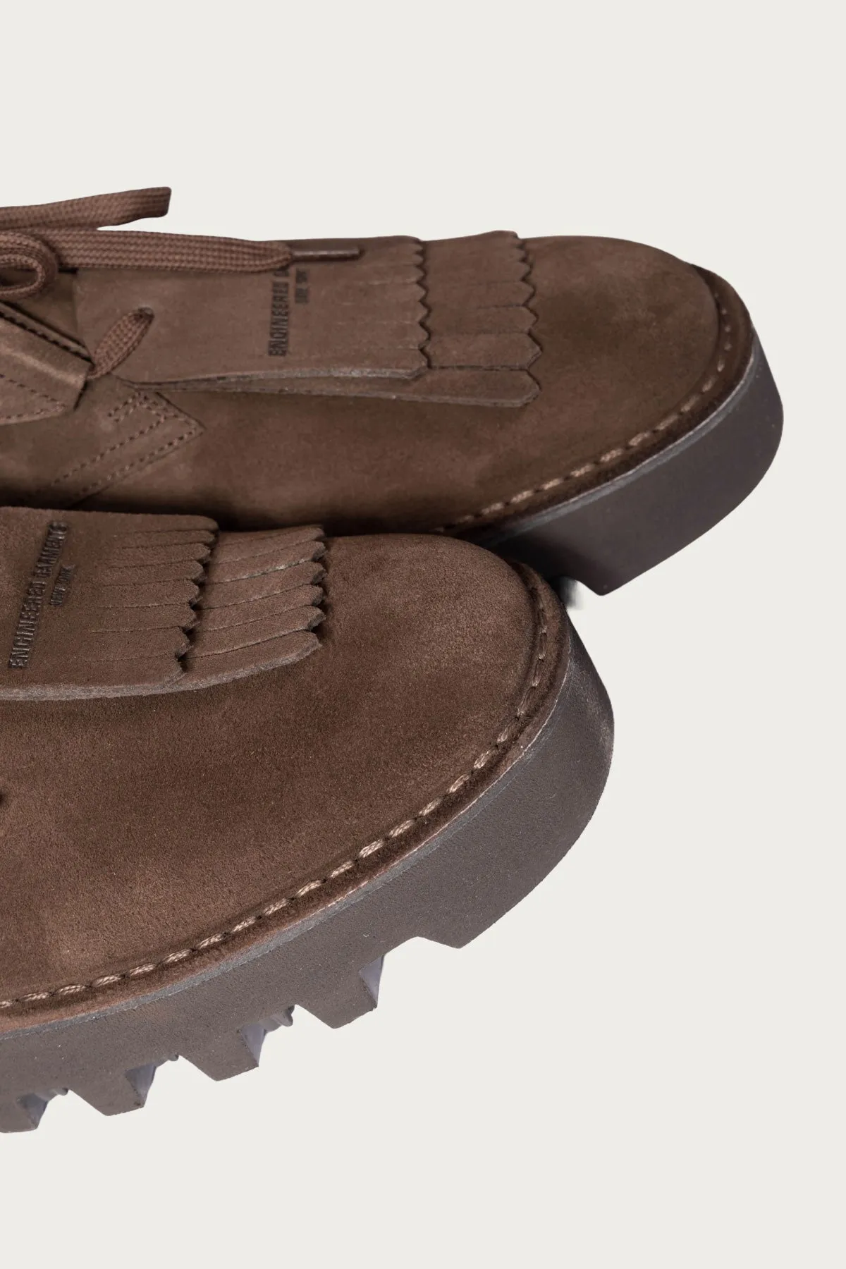 Engineered Garments x Clarks Desert Khan - Brown Suede