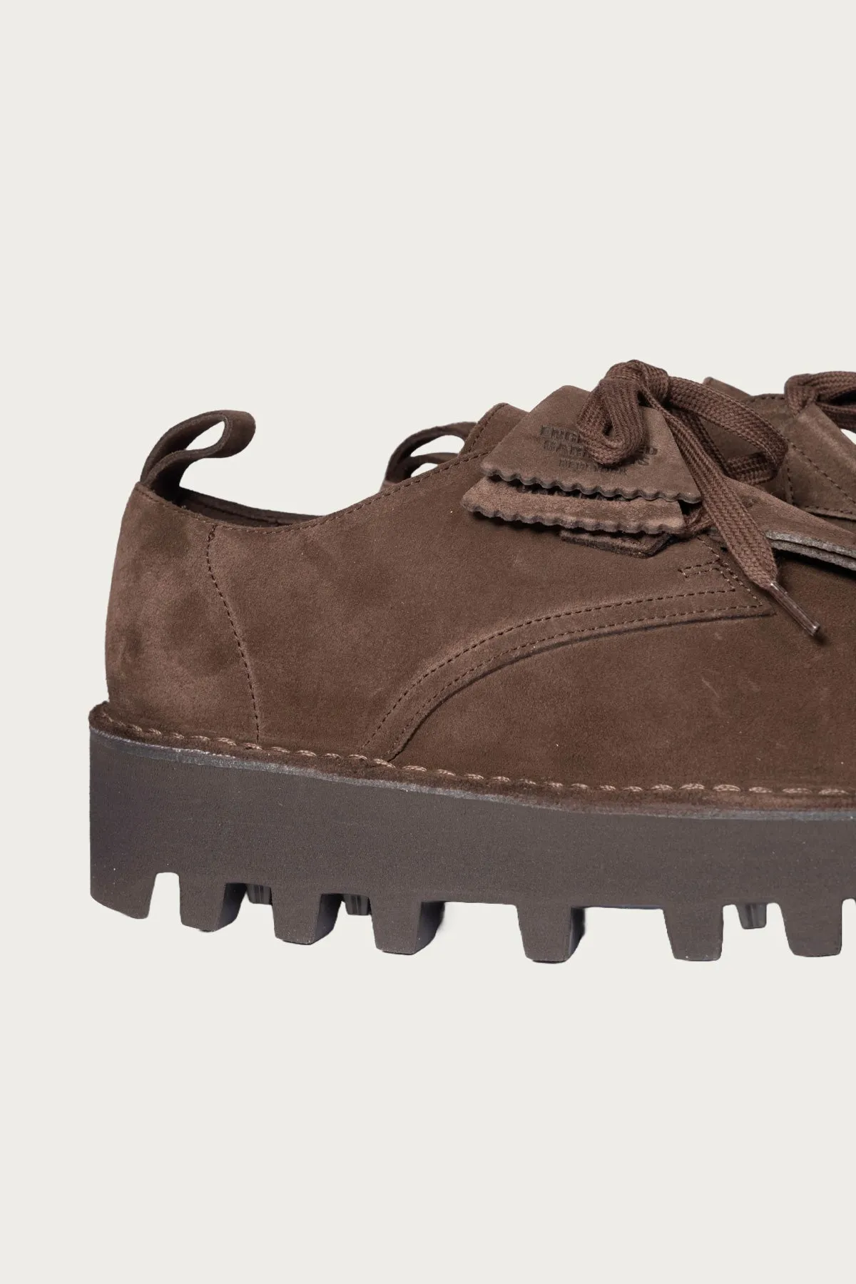 Engineered Garments x Clarks Desert Khan - Brown Suede