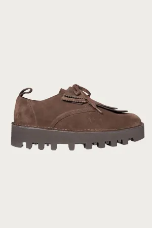 Engineered Garments x Clarks Desert Khan - Brown Suede