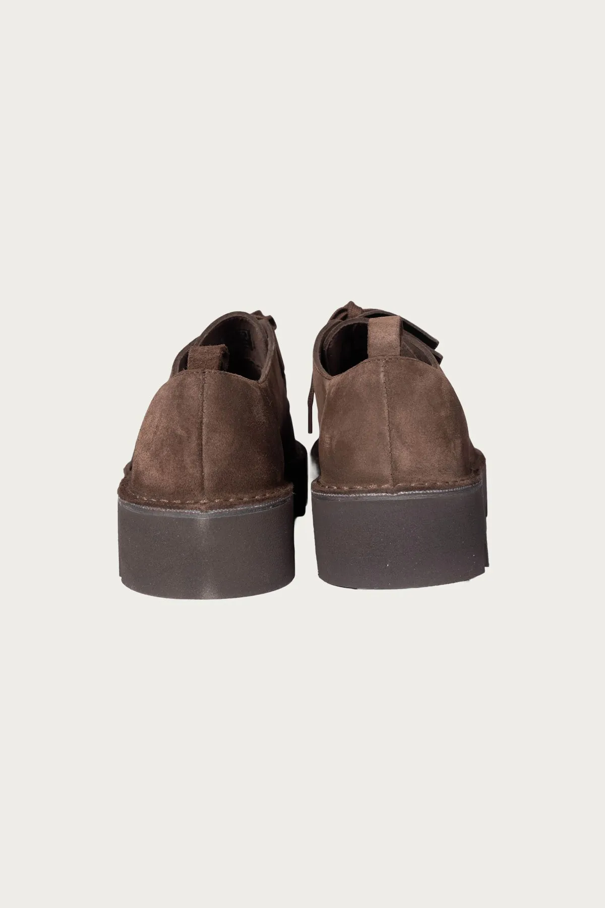 Engineered Garments x Clarks Desert Khan - Brown Suede