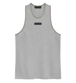 Fear of God Essentials SS24 Heavy Jersey Tank Top (Light Heather Grey)