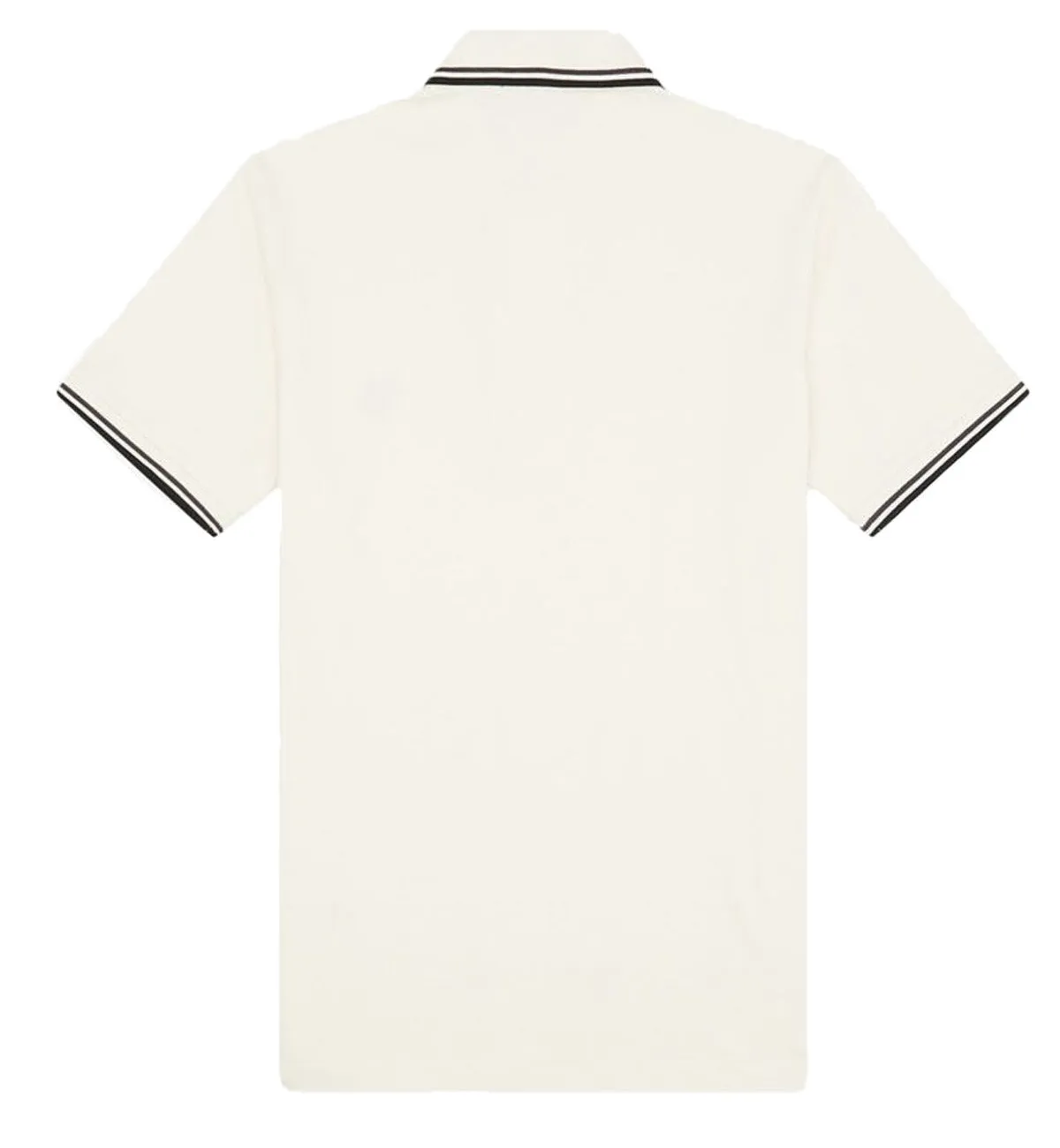 Fred Perry Black Grey Stripe White Polo Shirt