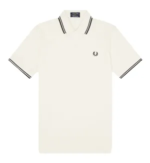 Fred Perry Black Grey Stripe White Polo Shirt