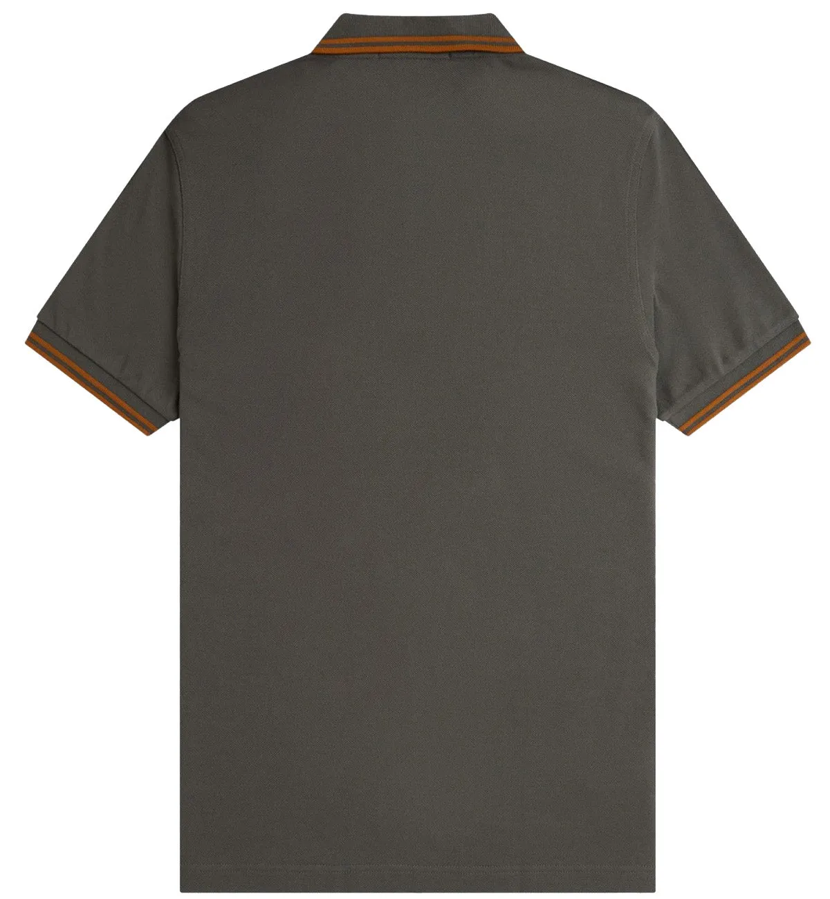 Fred Perry Bronze Double Stripe Polo Grey Shirt
