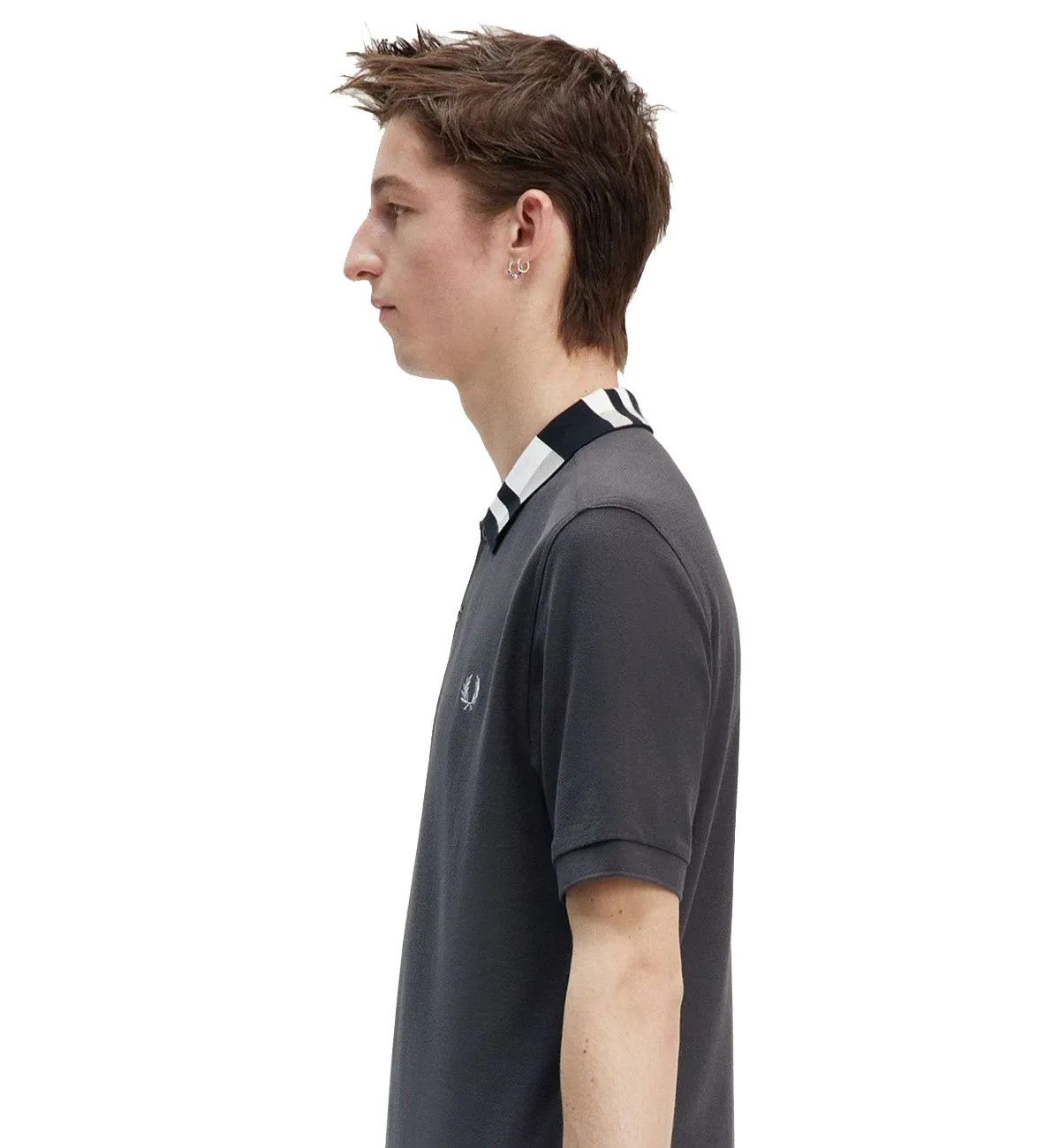 Fred Perry Chequerboard Collar Polo Shirt