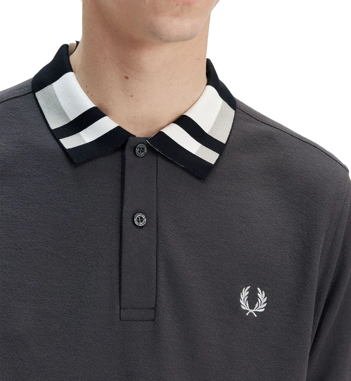 Fred Perry Chequerboard Collar Polo Shirt