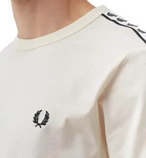 Fred Perry Taped Ringer Tee (Ecru)