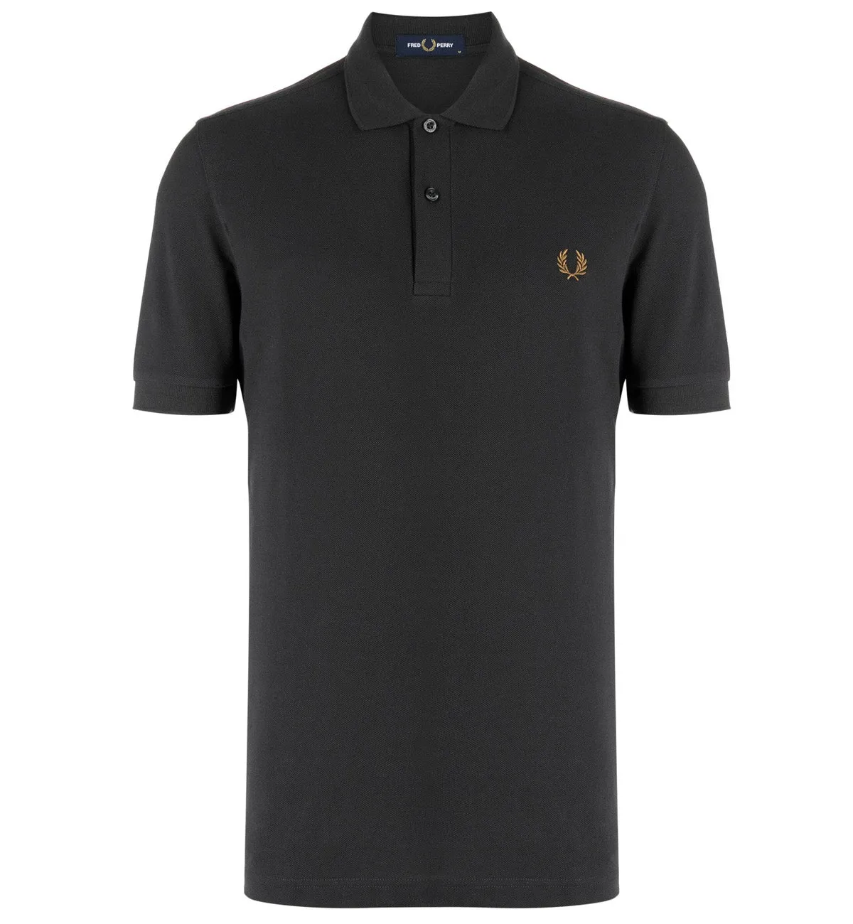 Fred Perry Tennis Polo Shirt - Black (Gold Laurel)