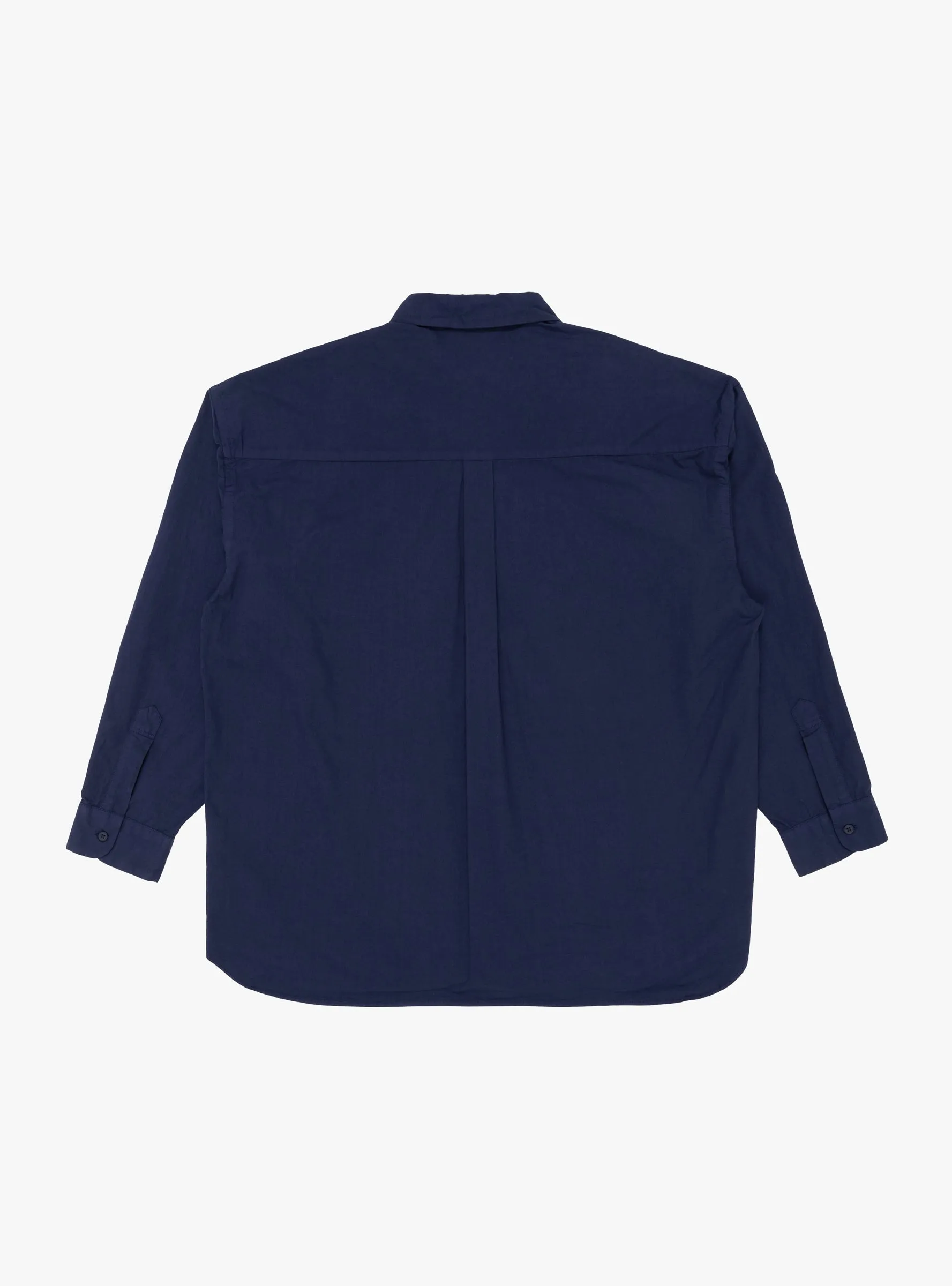 Garment-Dye Over Shirt Deep Blue