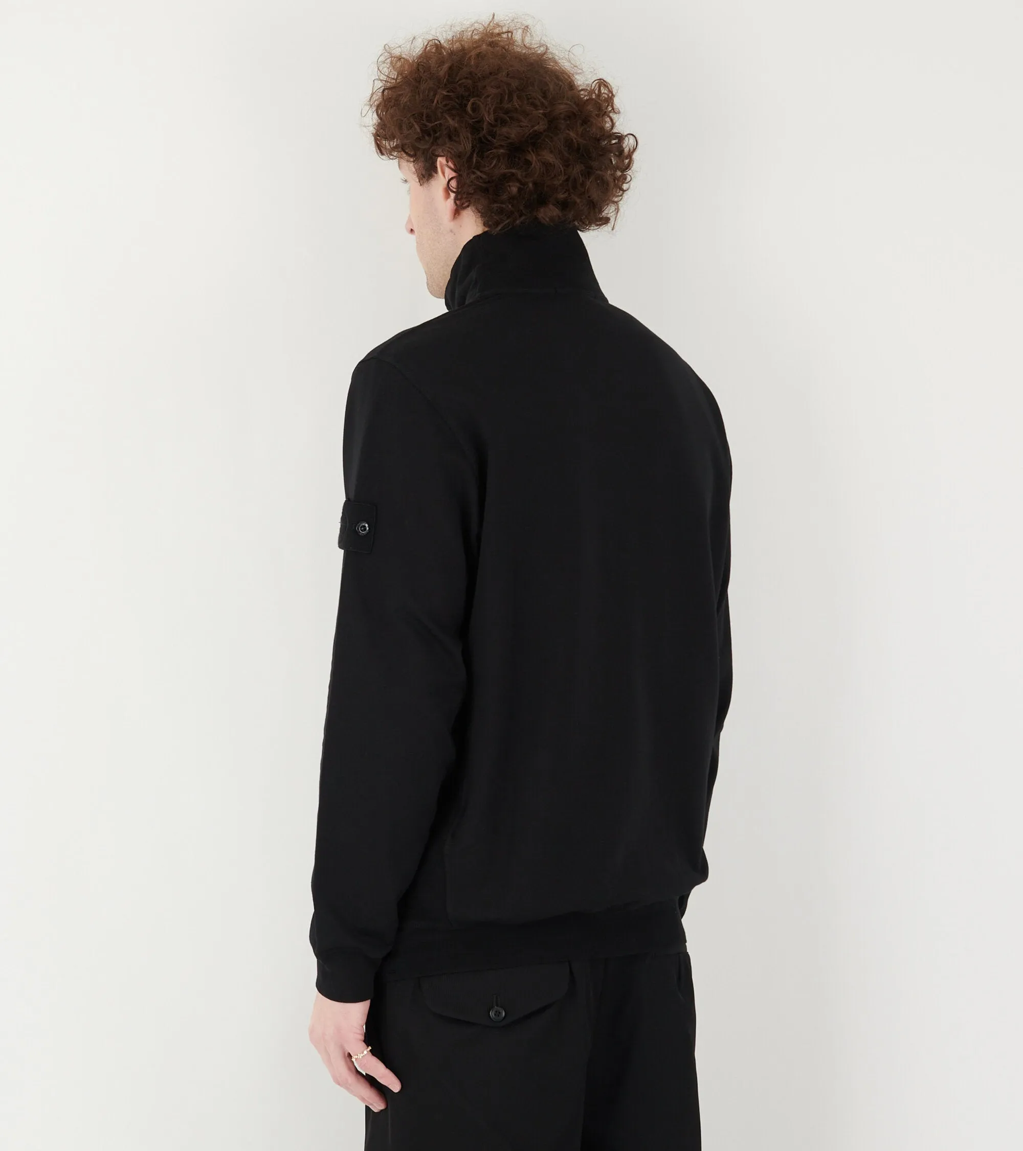 Ghost High Neck Zipper Black