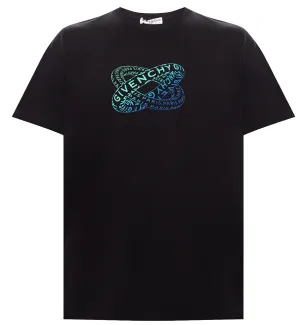 Givenchy Rings Printed T-Shirt (Black)
